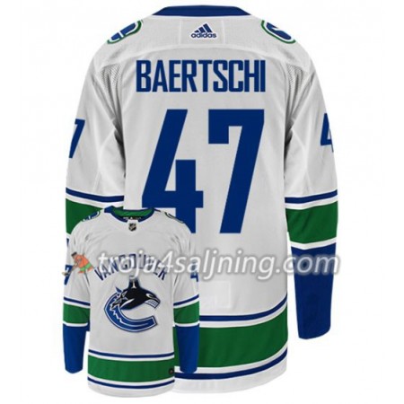 Vancouver Canucks tröja SVEN BAERTSCHI 47 Adidas Vit Authentic - NHL Tröjor Herr